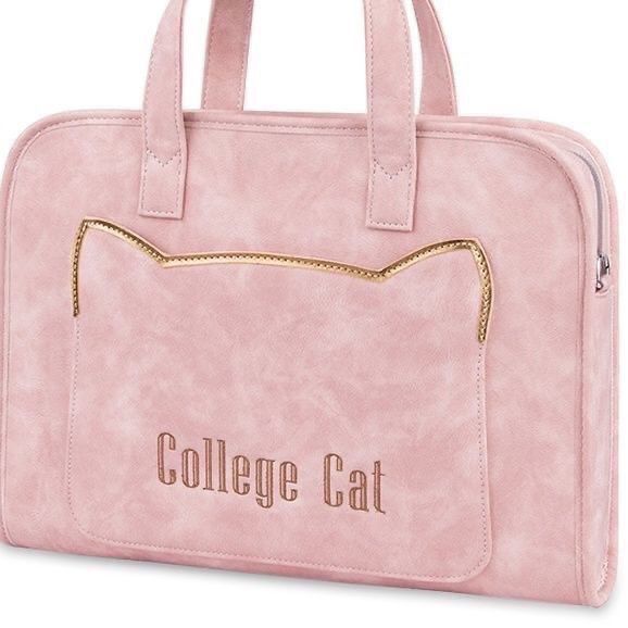 笔记本电脑包女好看适用华为14苹果华硕联想商务通单肩手提包