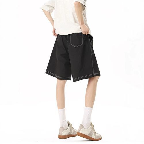 Dopamine Quick-Dry Shorts for Men and Women - Summer Thin Version, Versatile Letter Sports Beach Pants, Loose Couple Five-Pocket Pants