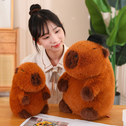 Capybara Rodent Popova Capybara Jun Capybara Cartoon Creative Plush Doll Pendant Gift
