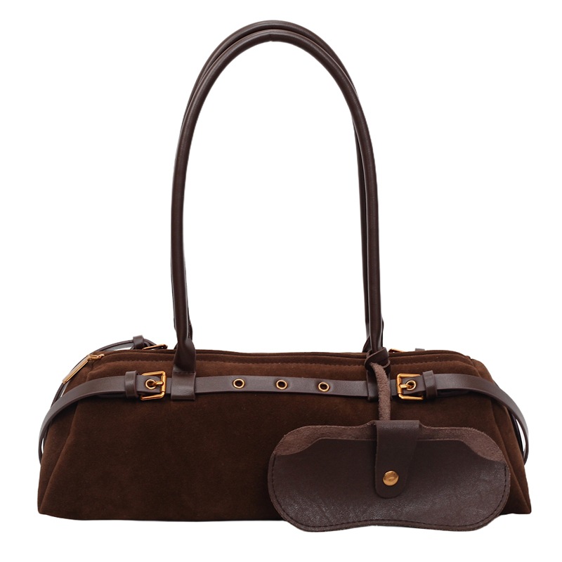 Transfronterizo 2025 otoño y invierno nuevo estilo francés bolso de brazo de mujer texturas retro lujosas bolsas de mano ligeras bolsas de hombro de viaje
