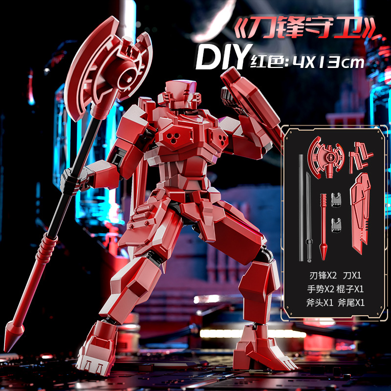 Juguete de modelo multiarticulable multi-mórfico transfronterizo ángel articulado humano descomprimido robot de quinta generación