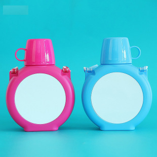 Sublimation kettle student portable strap cold kettle children's kettle printing consumables food grade gift kettle