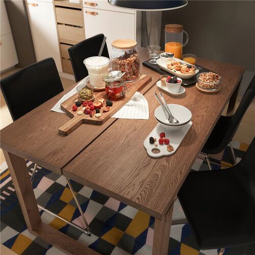 Beech Wood Home Dining Table Japanese Style Full Solid Wood Dinner Table Simple Same Style Desk Study Desk