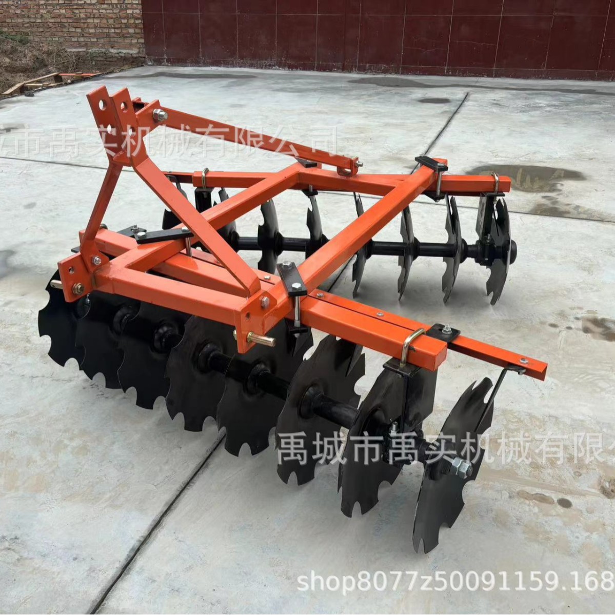 厂家批发支持定尺圆盘轻耙 四轮车拖拉机后悬挂式耙地整地碎土圆
