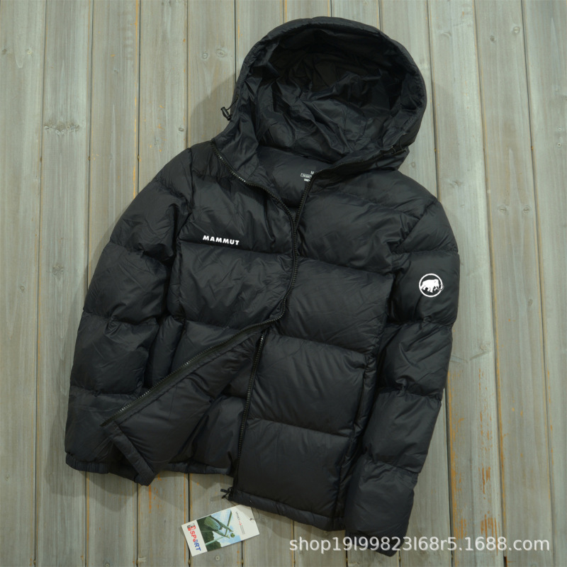 Winter Mammoth Three-Color Bread down Jacket 2025 New Large Size Thickened Warm Duck down Hooded Coat