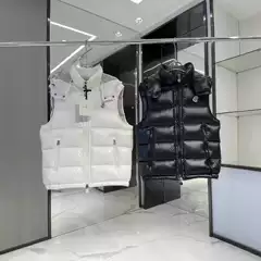 Nanyou Mengjia New Pearl White Light Down Vertical Collar White Duck Down Jacket Vest for Men and Women
