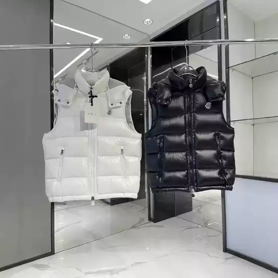 Nanyou Mengjia New Pearl White Light Down Vertical Collar White Duck Down Jacket Vest for Men and Women