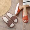 Summer non-slip slippers suitable for men and women for beloved indoor, cotton and linen, wholesale