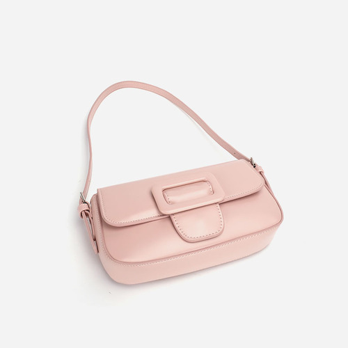 Urban Simple Underarm Bag 2024 Niche Design Pink Bag Women's High-Quality Textured Shoulder Bag Trendy Bags
