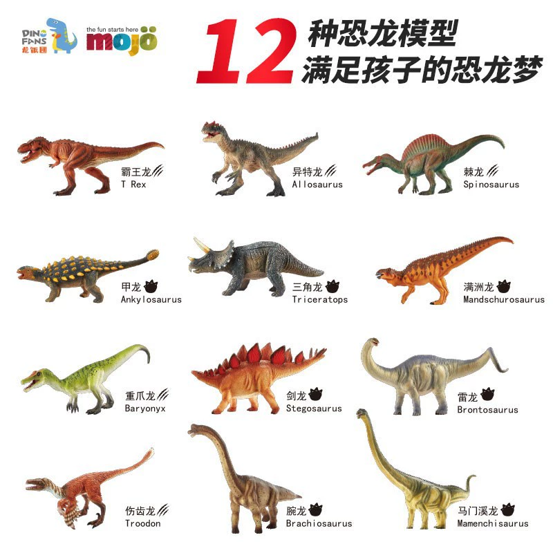 Mojo Dragon Rice Dinks Dinosaur toy Simulation Tyrannosaurus Dragon Tyrannosaurus Dragon Dragon Dragon Dragon Model Wholesale