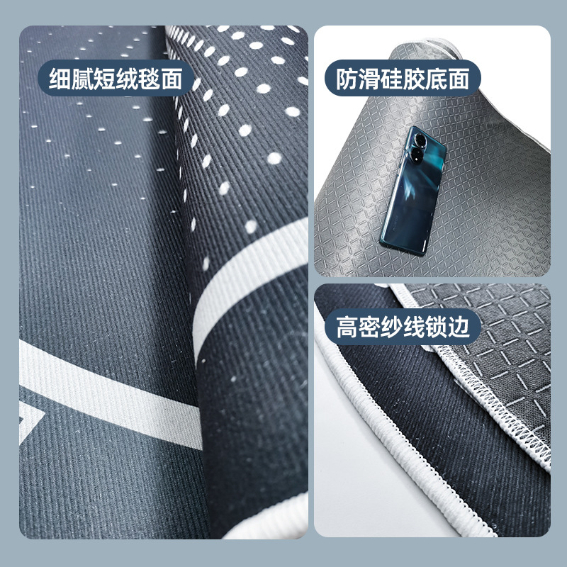 Salto de la cuerda alfombrilla insonorizada colchoneta de absorción de golpes colchoneta de yoga grande engrosada alfombra deportiva de interior antideslizante gimnasio mudo en casa