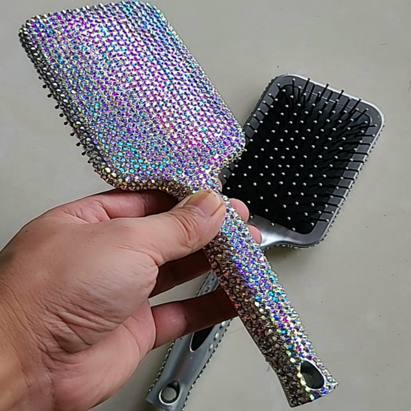贴水晶钻梳子