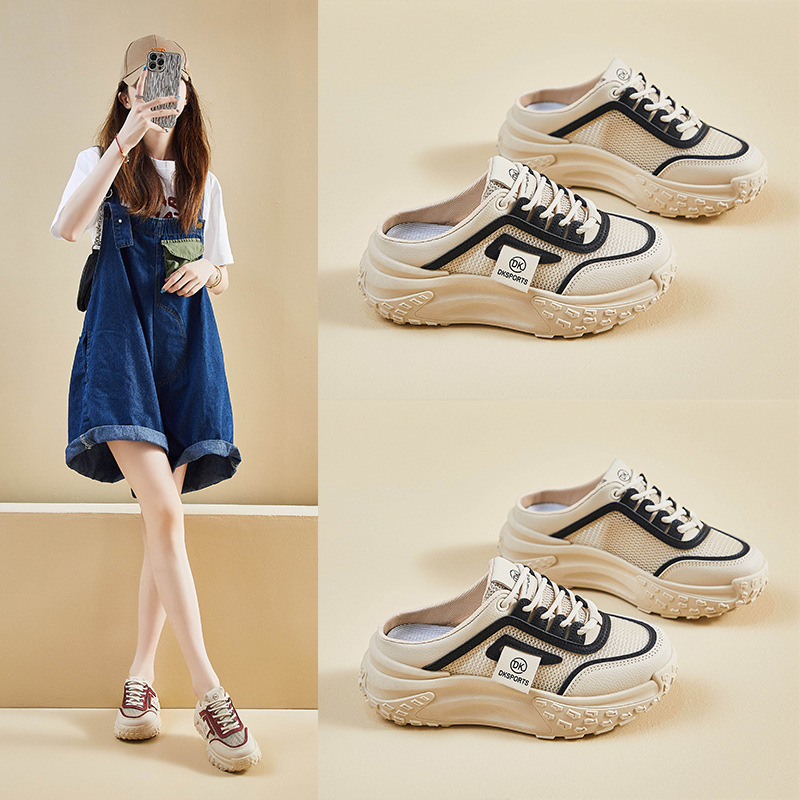 Summer breathable sneakers platform