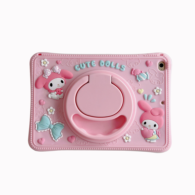 Model 80 Is Suitable for iPad Protective Cases, Rotating Melody Cases, Huawei Transsion Samsung Tab A9 A11 Tablet Cases