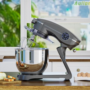 Foreign Trade 6.5L Metal Body Chef Machine and Dough Mixer Led Intelligent Display All-Metal Gear Electric Mixer