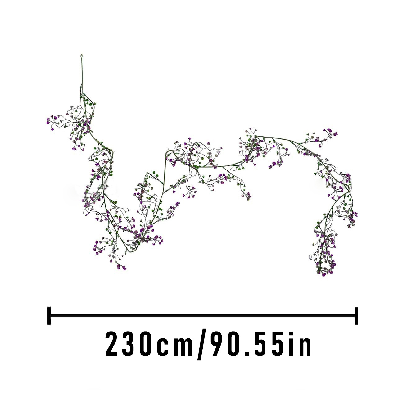 2.3m - 보라색 풍경 등나무