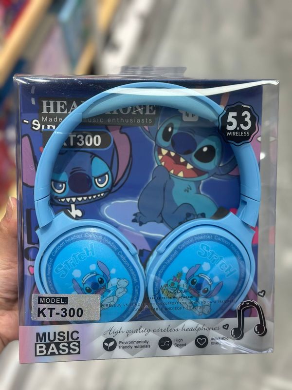 KT300 新しいクロスボーダーヘッドマウント漫画ワイヤレス Bluetooth ヘッドセットラブブ学生外国貿易 Bluetooth ヘッドセット工場|undefined