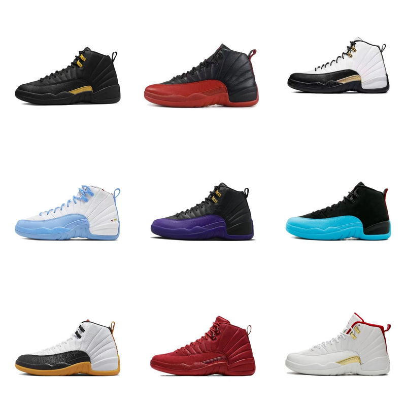 Putian Aj12 Gold Buckle High-Top Retro Basketball Shoes Jordan 12 Men's Olive Green Casual Fashion Comfortable Sneakers Putian Aj12 Gold Buckle High-Top Retro Basketball Shoes Jordan 12 Men's Olive Green Casual Fashion Comfortable Sneakers