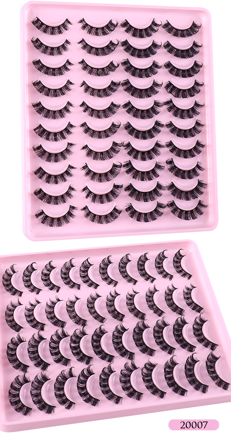 Casual Style Casual Solid Color Artificial Fiber False Eyelashes 1 Piece