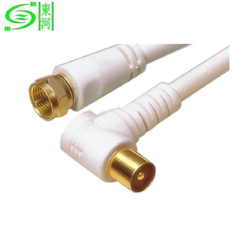 ͭ�������ߵ����߹�ת��RF�ߺ�ɫ75-5ͬ��F��ͷCABLE��Ƶ������