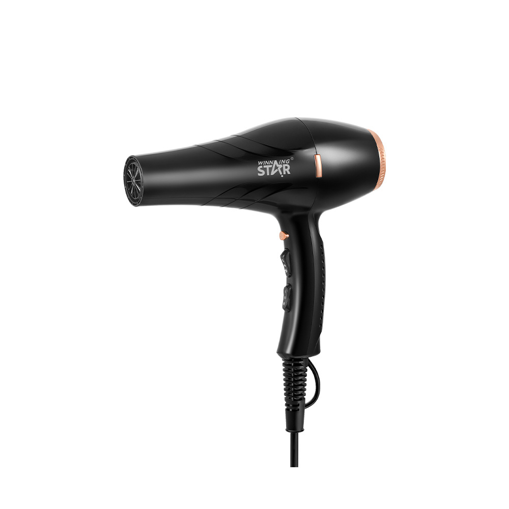 Secador de pelo Winningstar para uso doméstico y profesional, con 2 velocidades y 3 ajustes de temperatura, de alta potencia, ideal para peluquerías y el hogar.
