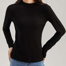 【优可丝非常衫】秋冬内搭保暖百搭简约优可丝中领高支密打底衫