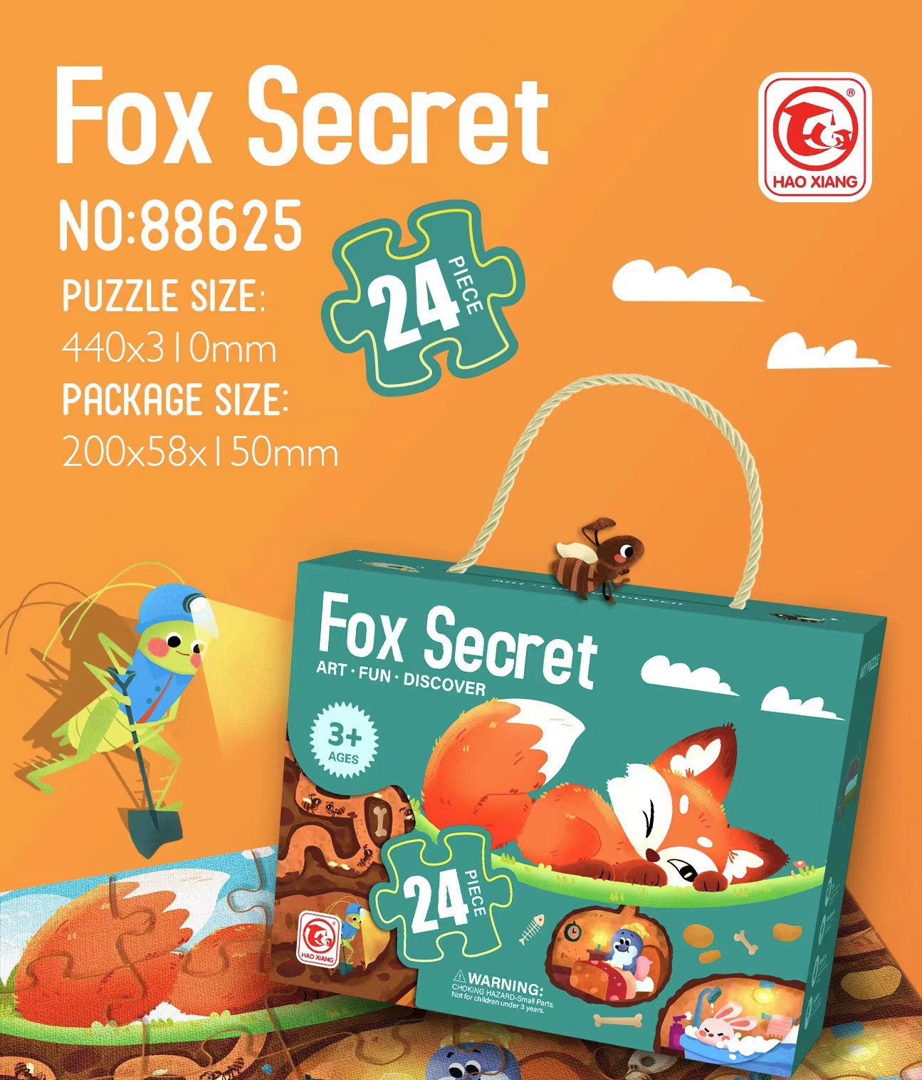 El secreto del zorro (24 piezas)