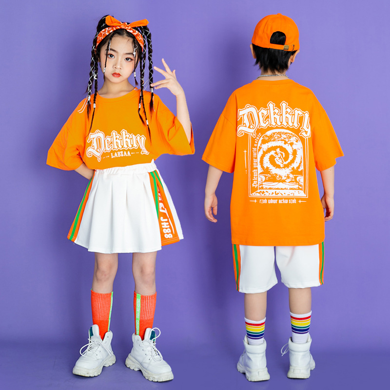 Children's Children's Costumes Kindergarten Cheerleading Group Competition Performance Costumes Primary School Students' Sports Costumes