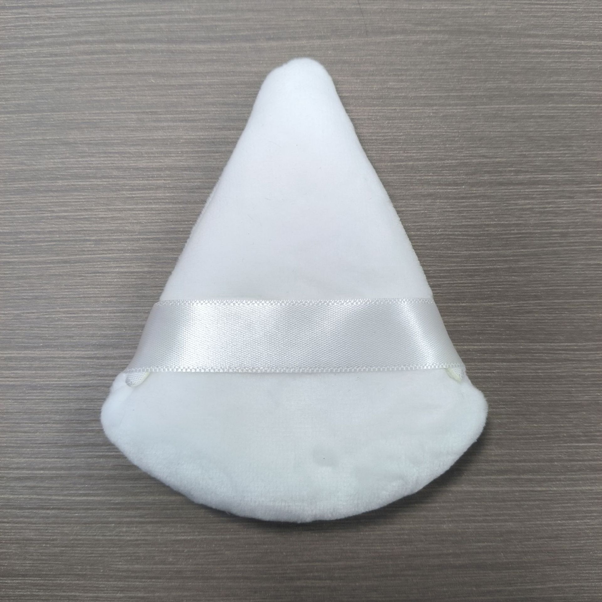 Polvo pastel maquillaje puff Cristal terciopelo polvo puff triángulo miel en polvo puff en forma de abanico flocado soplo de polvo multi-color opcional