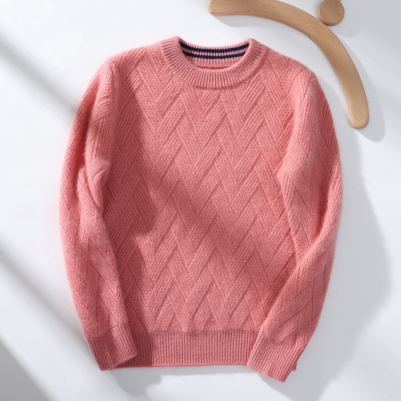 男女の子供のカシミヤのニットのプルオーバーの中の大きい子供のカシミヤの厚い底のウールの上着|undefined