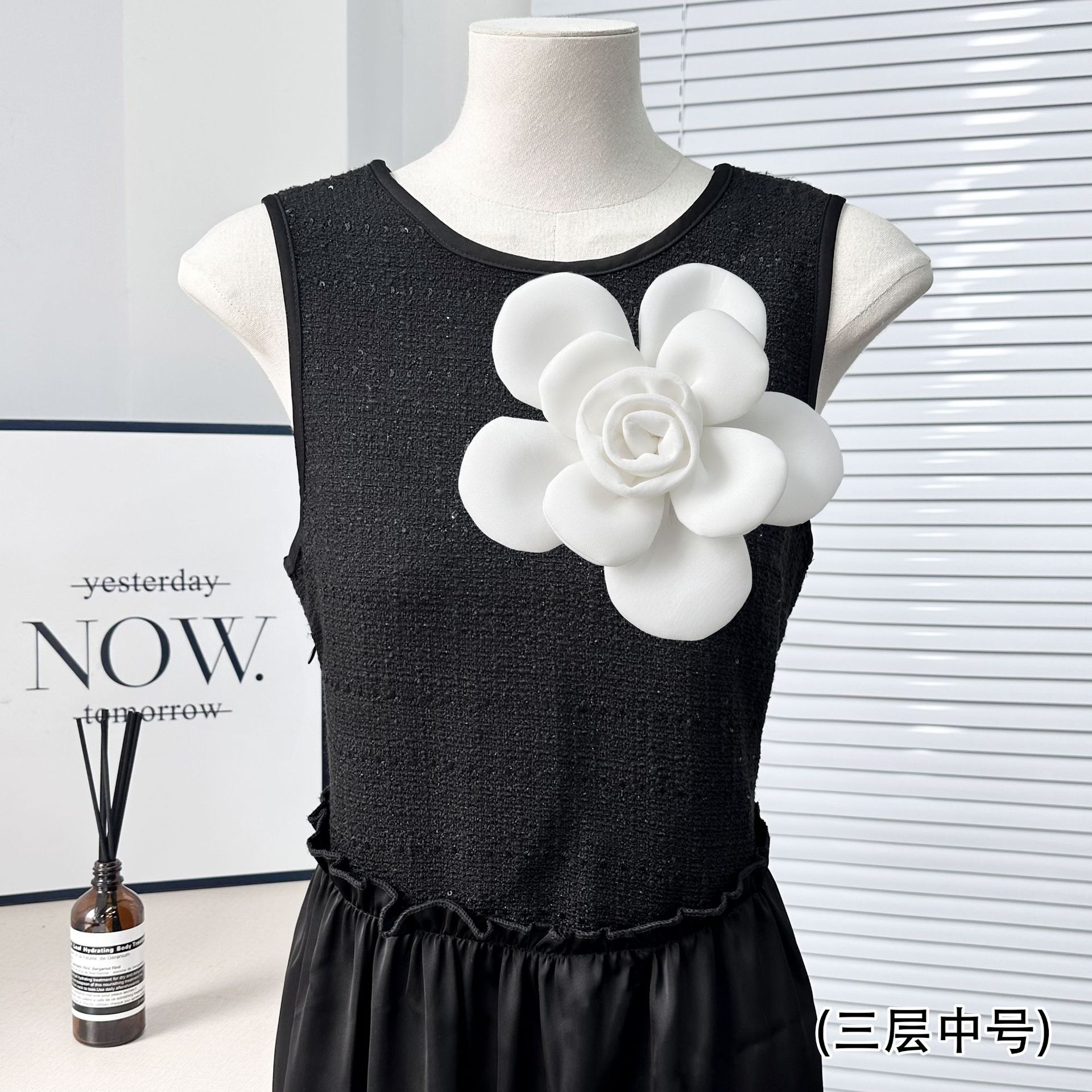 Comercio exterior transfronterizo tela tridimensional flor camisa vestido vestido DIY accesorios de flor hechos a mano venta directa fábrica