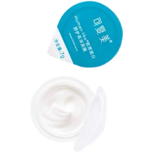 Blue powder, Re-Fresh Mask, Gentle Cleansing Mask, Soothing Toner, Collagen Purifying Serum, Blue Cup Repair