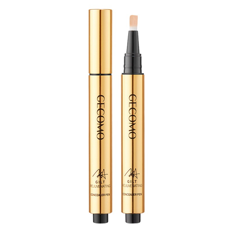 Gemon pincel corrector pluma natural claro cubierta Círculos oscuros marcas de acné manchas aclarar el color de la piel corrector tipo de prensa
