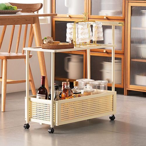 Mobile dining cart, kitchen trolley, tea cabinet, living room side cabinet, new restaurant serving cart, dining table side table
