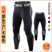 丝格图健身运动裤男春夏季高弹紧身速干裤暴汗跑步篮球训练小脚裤