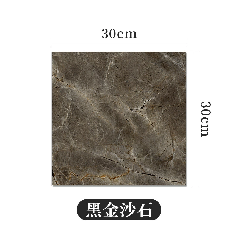 Self‑adhesive imitation tile sticker, 30×30 cm, 2.5 mm, waterproof oil‑proof with aluminum‑foil backing