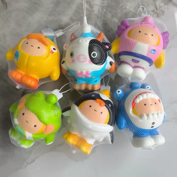 【Net bag】Big size egg cub mixed hair-11cm