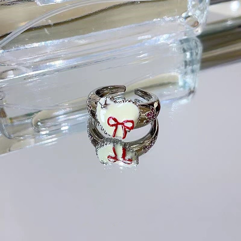 Oil dripping love ring