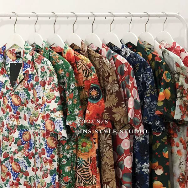 Shirt, silk beach jacket, Thailand