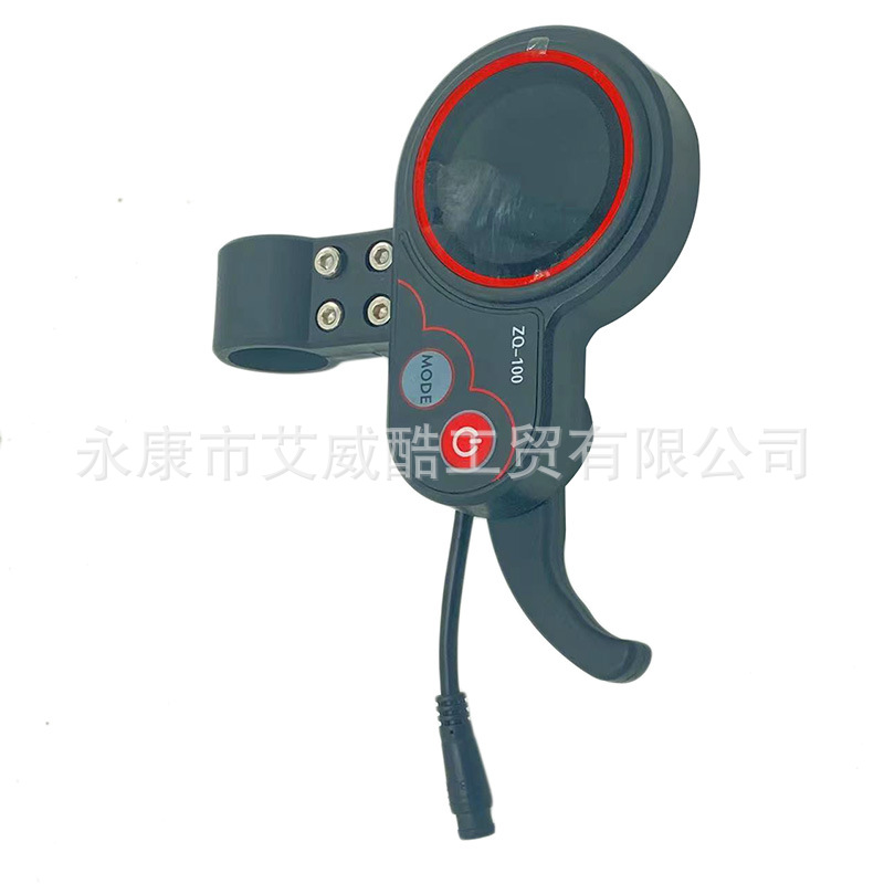 ZQ-100 6-pin instrument six-pin instrument electric scooter accessories speed mileage three-gear adjustment meter