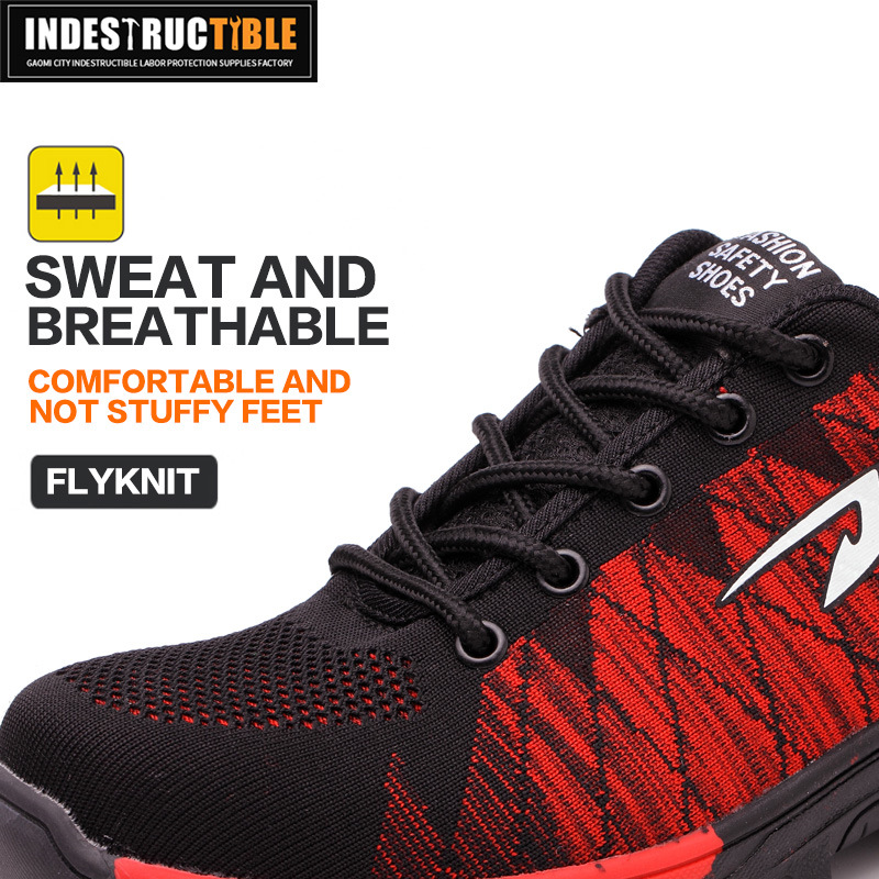 美客多勞保鞋防砸防刺穿安全鞋男款跨境耐磨建築工地車間防護鞋