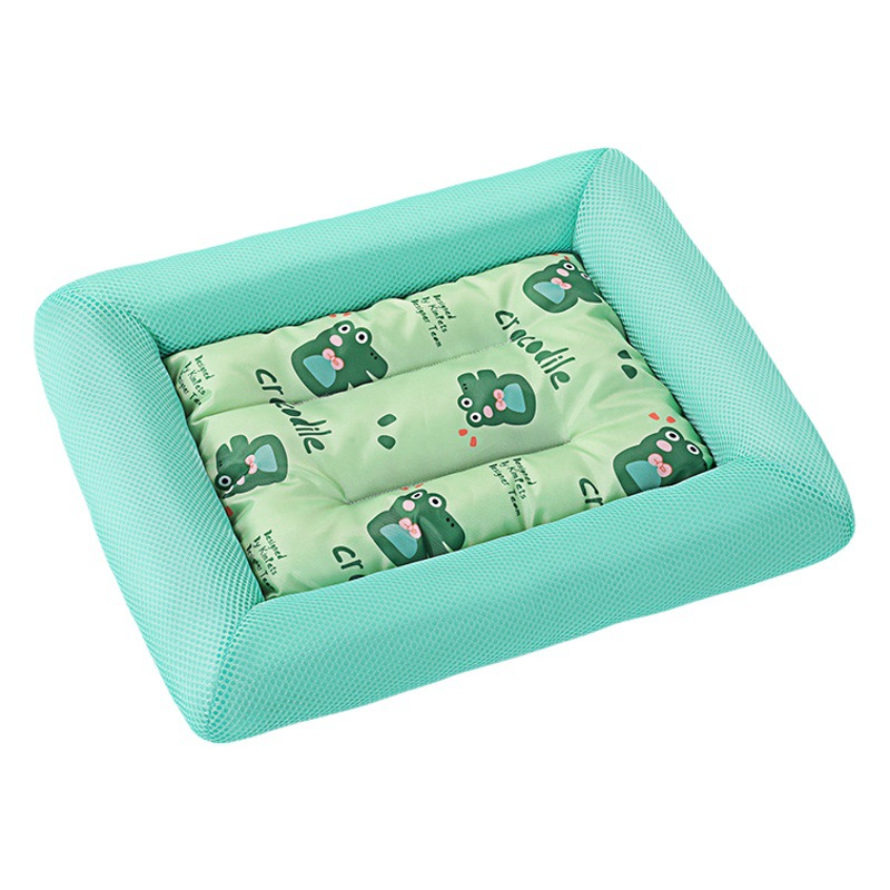 Perro de verano fresco sándwich perrera mediano y pequeño perro Cuatro Estaciones estera del recinto gato nido suministros para mascotas