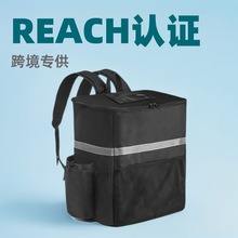 跨境专供双肩保温包35L披萨外卖箱加厚大容量双肩户外野餐冰包