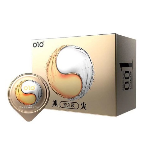 OLO 아이스 앤 파이어 롱래스팅 콘돔 10개입