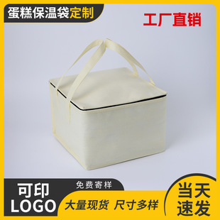 Cake Insulation Bag Aluminum Foil Thickened Portable Refrigerator Bag Large Capacity Food Barbecue Seafood Milk Tea Takeaway Insulation Bag
