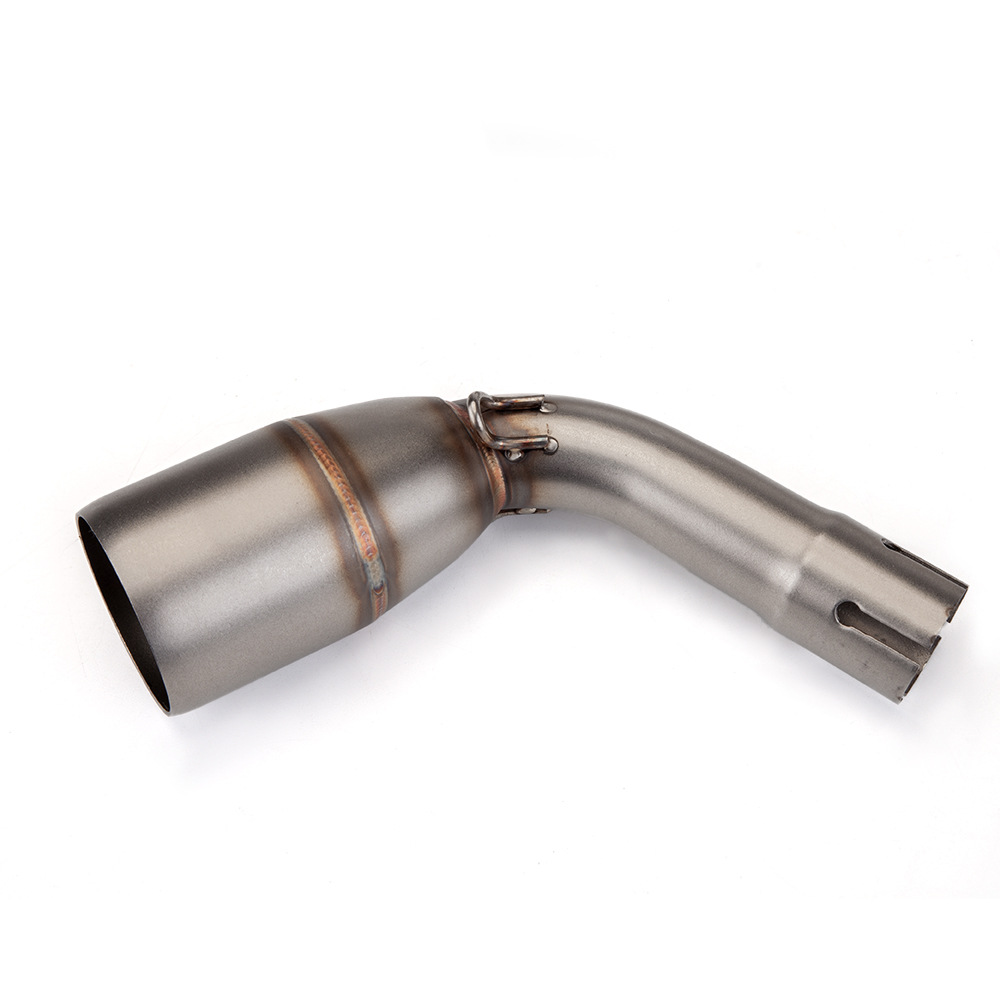 Motorcycle exhaust pipe small Tyrannosaurus TNT125 modified front section exhaust stainless steel front section 16-22 years