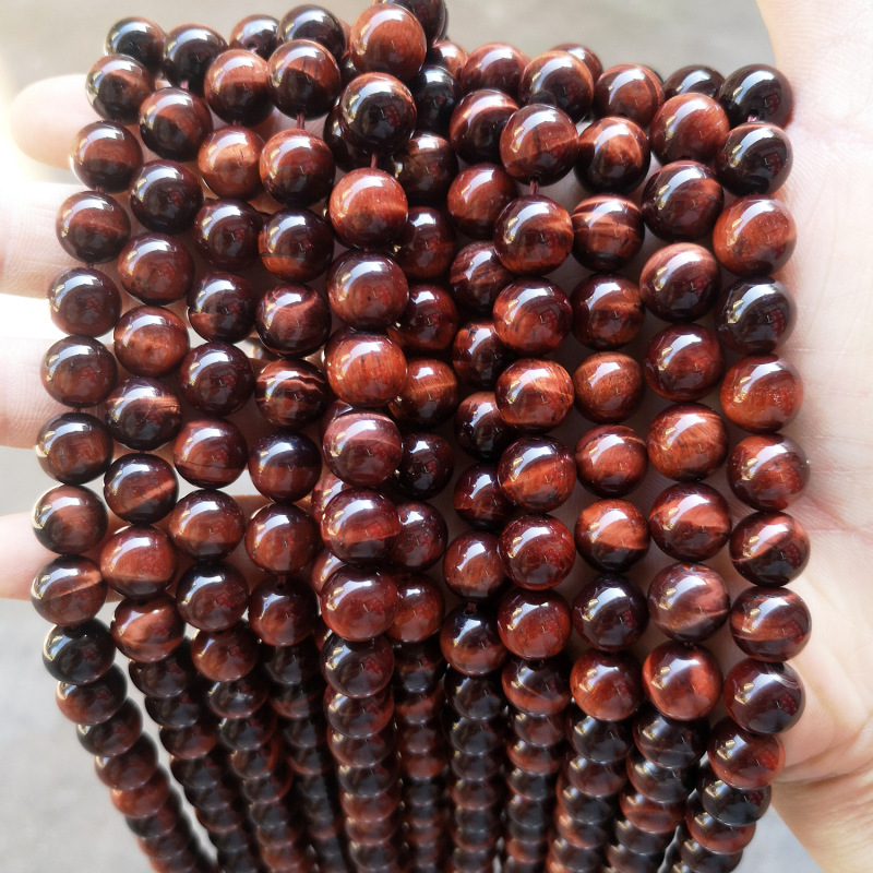 晶徳宝石虎眼石散珠diyアクセサリー虎眼石黄虎眼石円珠半製品卸売り|undefined