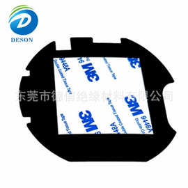 模切黑色龙华PC绝缘片异形磨砂哑光PP/PC/PET激光小孔微孔加工