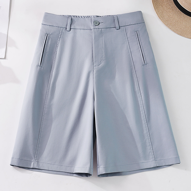 Commuting Simple High-Waisted Tencel Cotton Suit Shorts for Women 2026 New Summer Thin Loose Slimming Casual Five-Point Pants Commuting Simple High-Waisted Tencel Cotton Suit Shorts for Women 2026 New Summer Thin Loose Slimming Casual Five-Point Pants