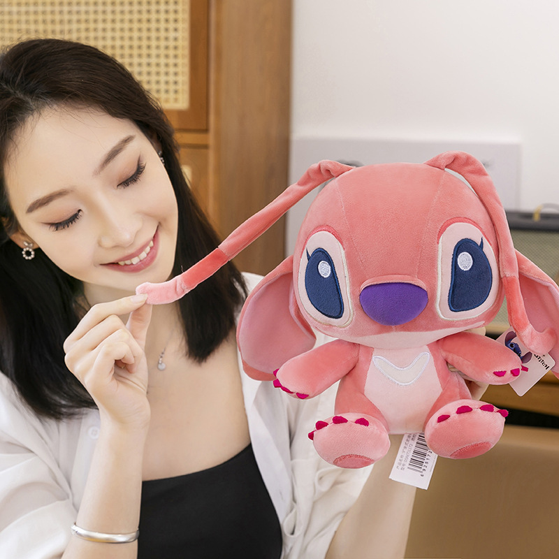 新鮮な長い耳のカップルステッチぬいぐるみエンジェルぬいぐるみ枕人形人形ギフト人形|undefined